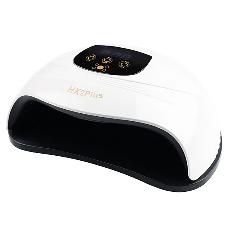 

Hx2plus Nail Lamp Auto 60LED UV Lamp Quick Dry Nail Gel Dryer Lamp Professional Phototherapy Manicure Lamp-US Plug