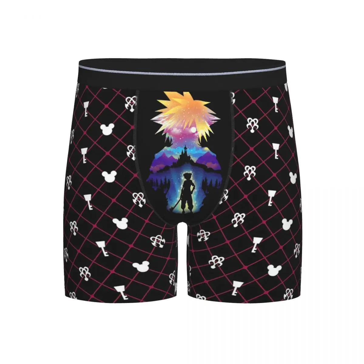 

Dream Drop Distance Funny Underwear Boxers Kingdom Hearts Print Pouch Shorts Homme Sexy Underpants
