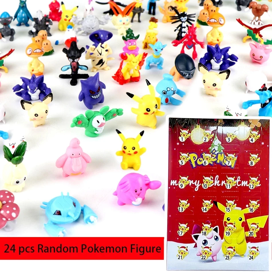 

Фигурка покемона из ПВХ, 24 шт./комплект