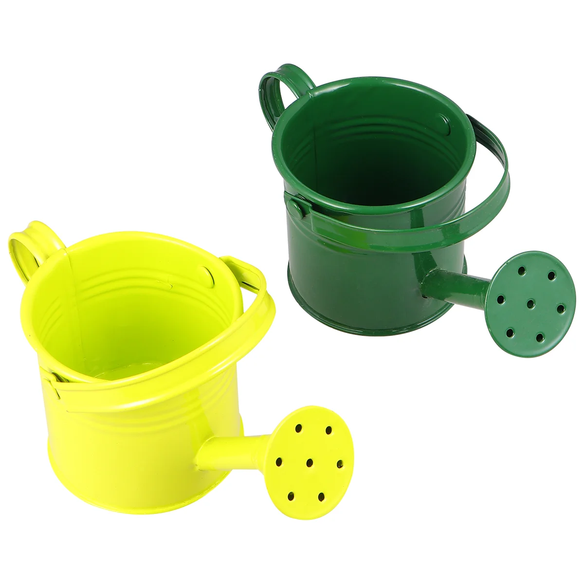 

2 Pcs Planters Indoor Plants Kids Watering Tin Toy Garden Watering Can Metal Watering Kettle Indoor Watering Can Toddler
