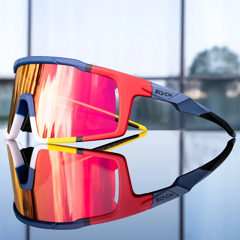 

Очки солнцезащитные фотохромные для мужчин и женщин, поляризационные UV400, для горных велосипедов, спорта на открытом воздухе, бега, HD линзы