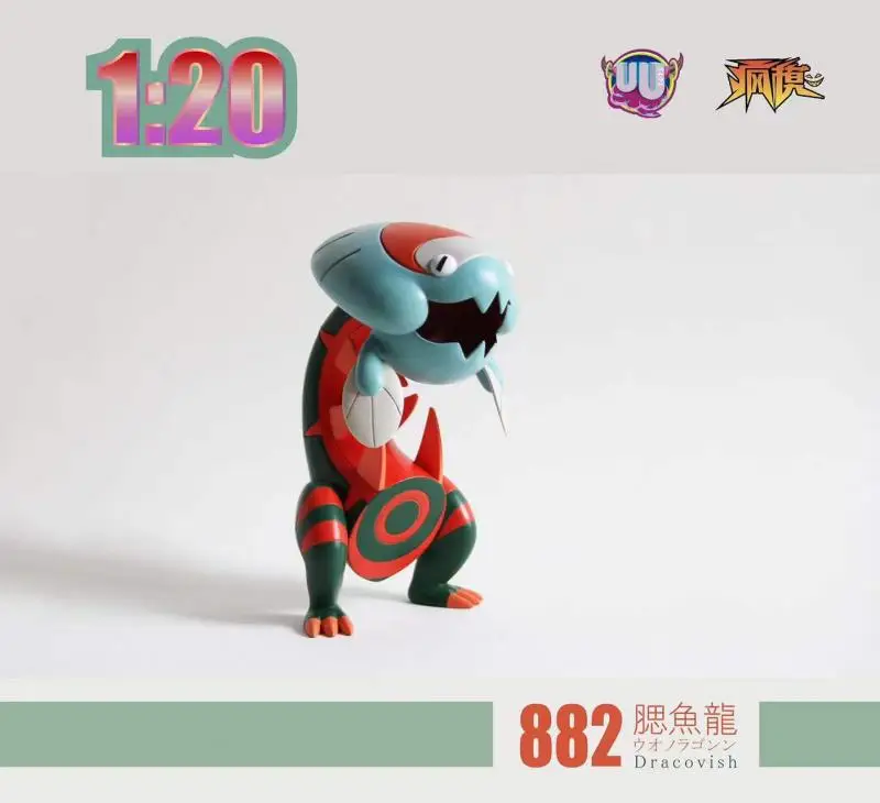 

Anime Pokemon Dracozolt Dracovish Character Image 1/20 Model Toy Desktop Ornament Rare Collection Child Surprise Birthday Toy