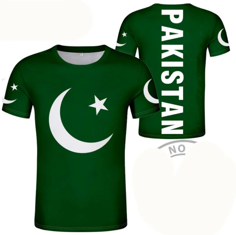 

Pakistan T Shirt Diy Free Custom Name Number Pak T-shirt Nation Flag Islam Arabic Islamic Pk Pakistani Arab Print Photo Clothing