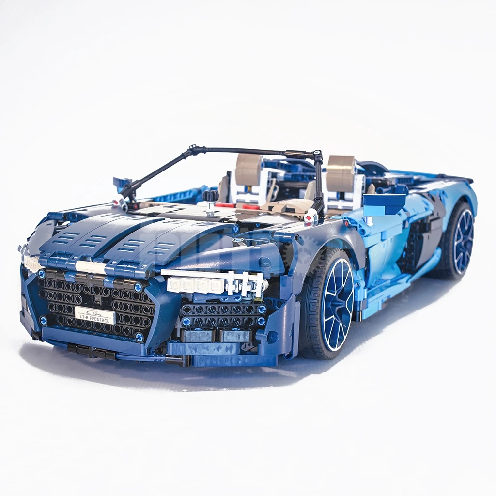 

MOC-63528 S8 Spyder супер спортивный автомобиль статическая версия подарок для мальчика головоломка технология сборки Совместимость с LEGO кирпичны...