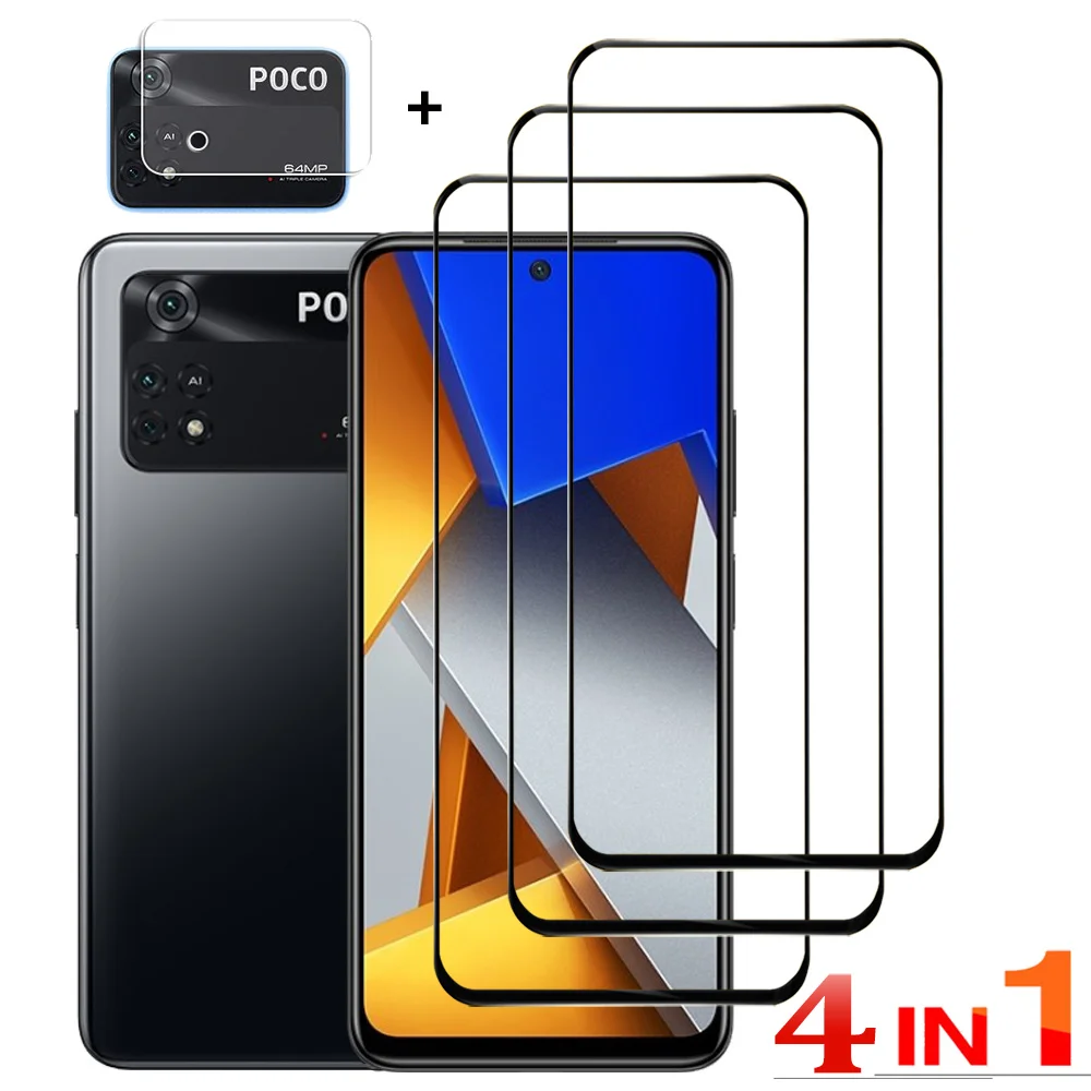 

Película, Poco M4 Pro 4G Glass For Xiaomi PocoX5 M5 M5S Tempered Glass Poco X5 X3 X4 M3 Pro 5G Screen Protector PocoX4 F4 GT Front Protective Film Poko M4 Pro 9H Hard Phone Glass PocoX3 X5Pro NFC Anti-scratch HD Film