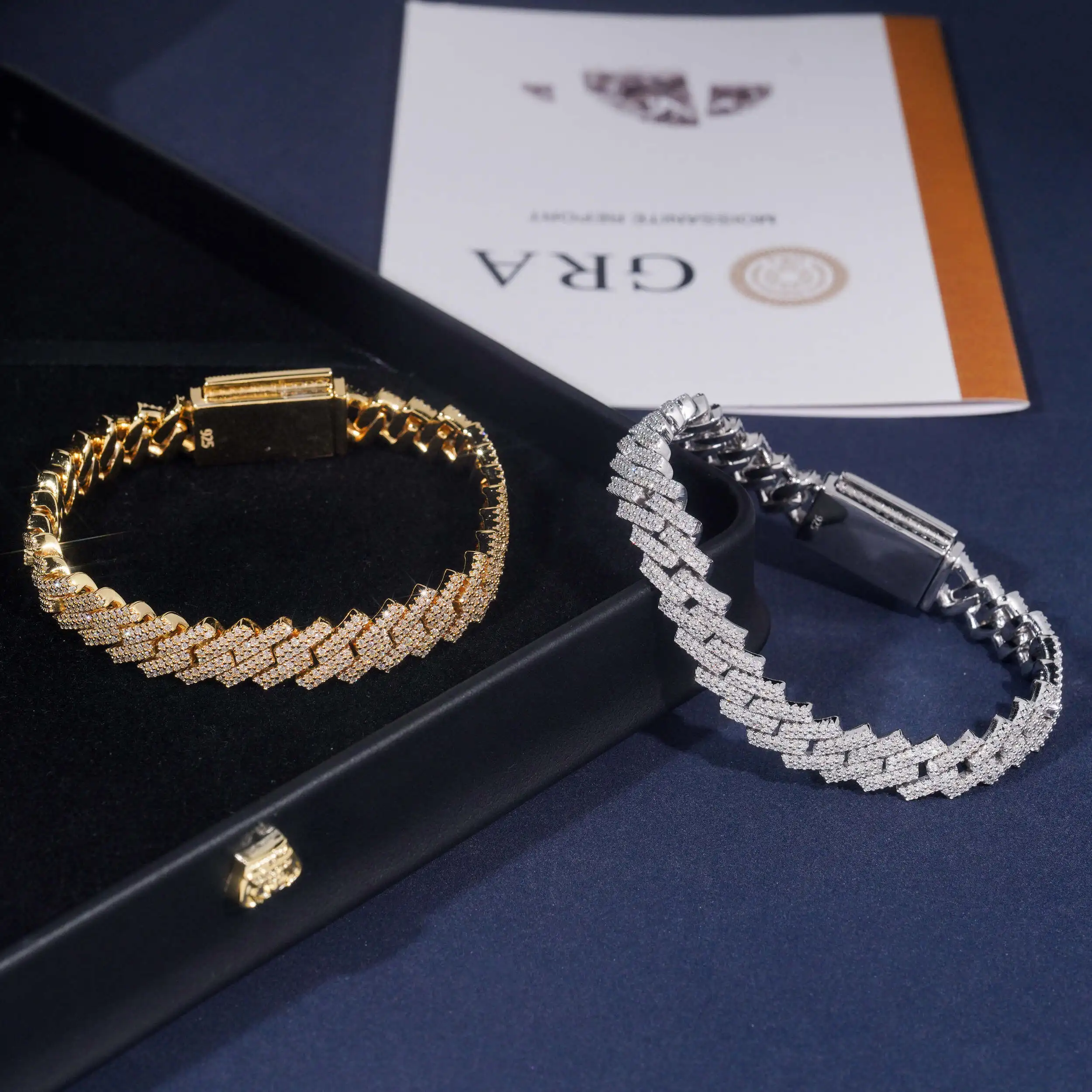 Готов к отправке высококачественные муассанитовые ювелирные изделия в стиле