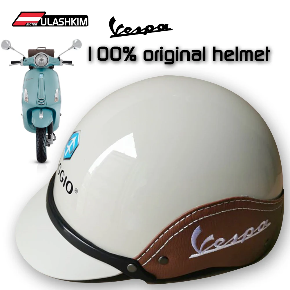 

Vespa Universal Motorcycle Original Helmet For Vespa Scooter Retro Half Helmet