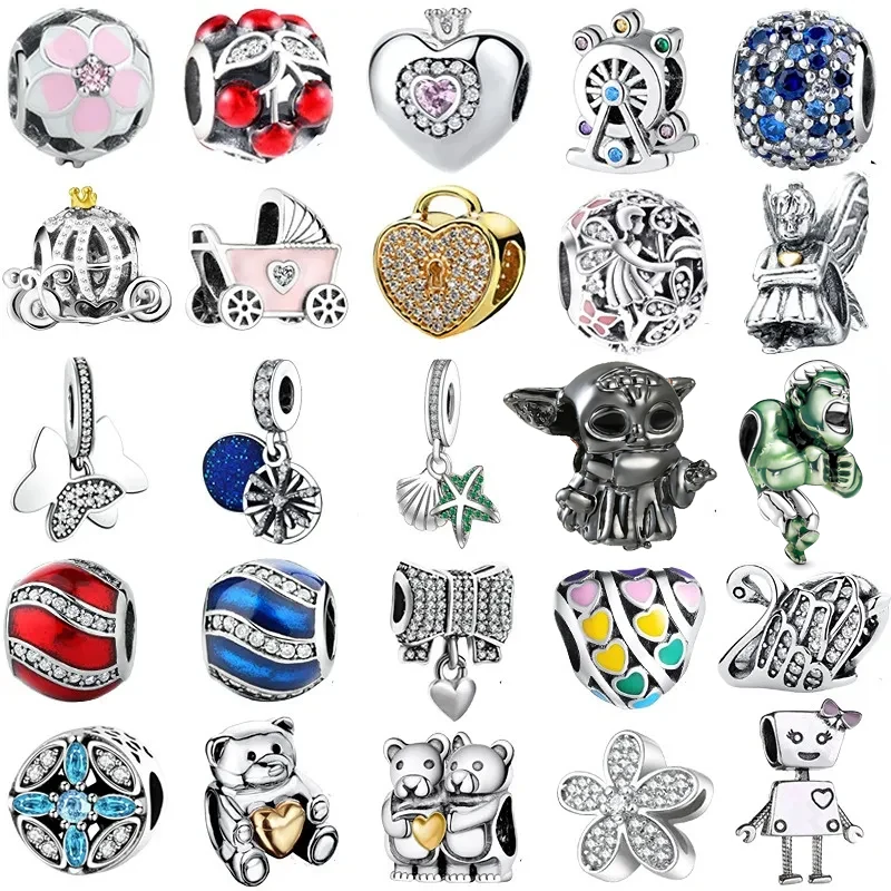 

Disney Star Wars Alloy Pendant Cartoon Groot Charm Bead Pendant Fit 925 Silver DIY Pandora Bracelet Jewelry Accessories Gift