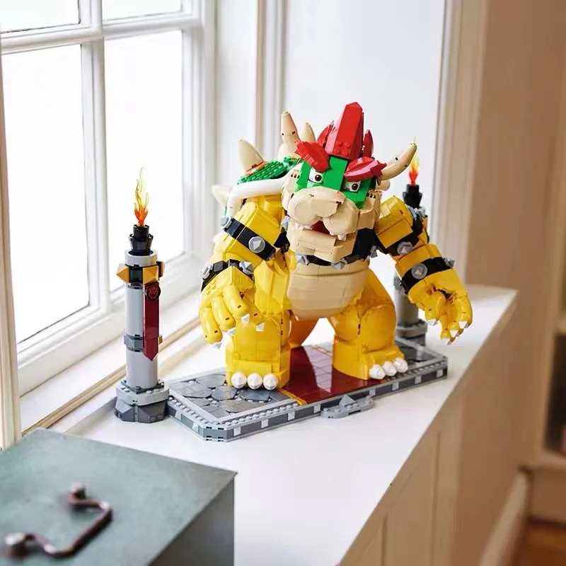 

New October 2022 71411 The Mighty Bowser 2807pcs Assembled Building Block Kit Children's Educational Toy Christmas Gift