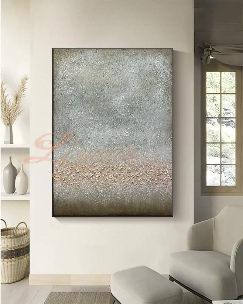 Объемная Толстая акриловая Картина на холсте современная новая абстрактная