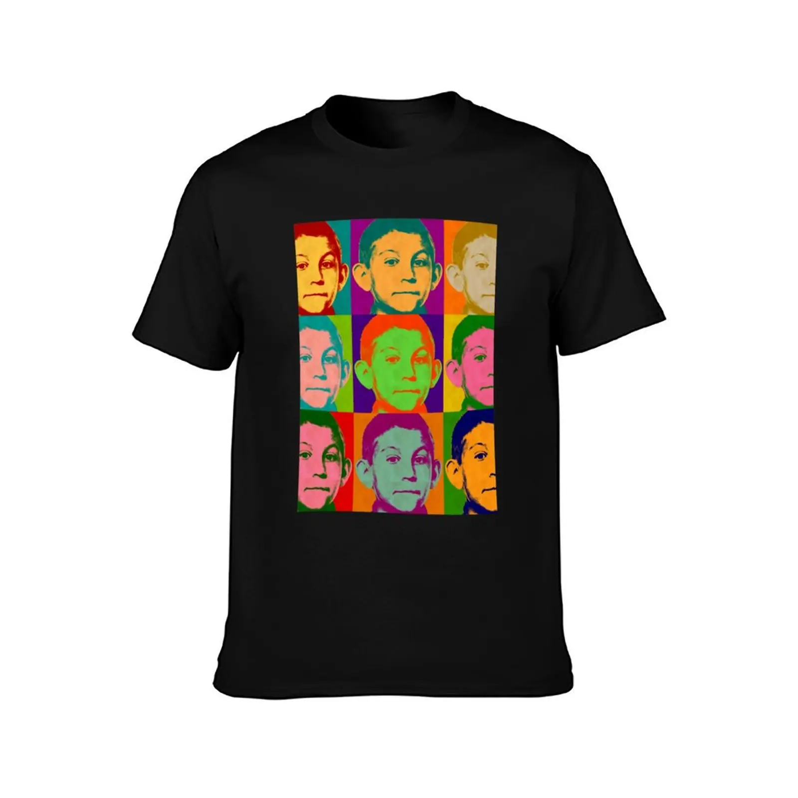 Фото Футболка с абстрактным принтом Dewey Graphic Malcolm In The Middle Character Diffuse Une Sitcom Dr?le, Cadeau classique №2