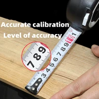 3557 510 meter tape measure household size measuring tool thickened meter ruler wear resistant self locking steel ruler