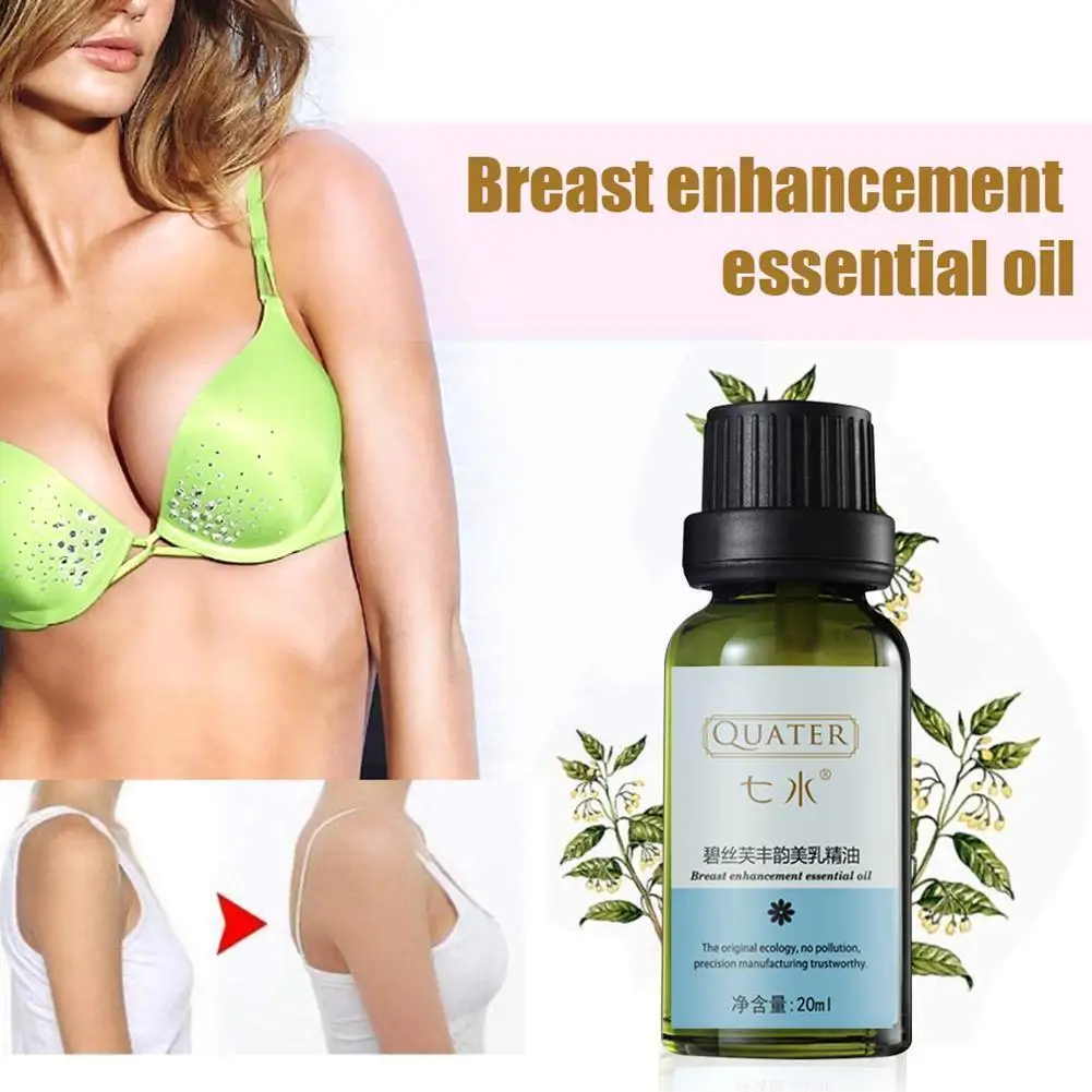 

20ml Magic Breast Enhancement Essential Oil Chest Enlargement Lifting Up Care Female Size Promote Bust Best Hormones N1i7