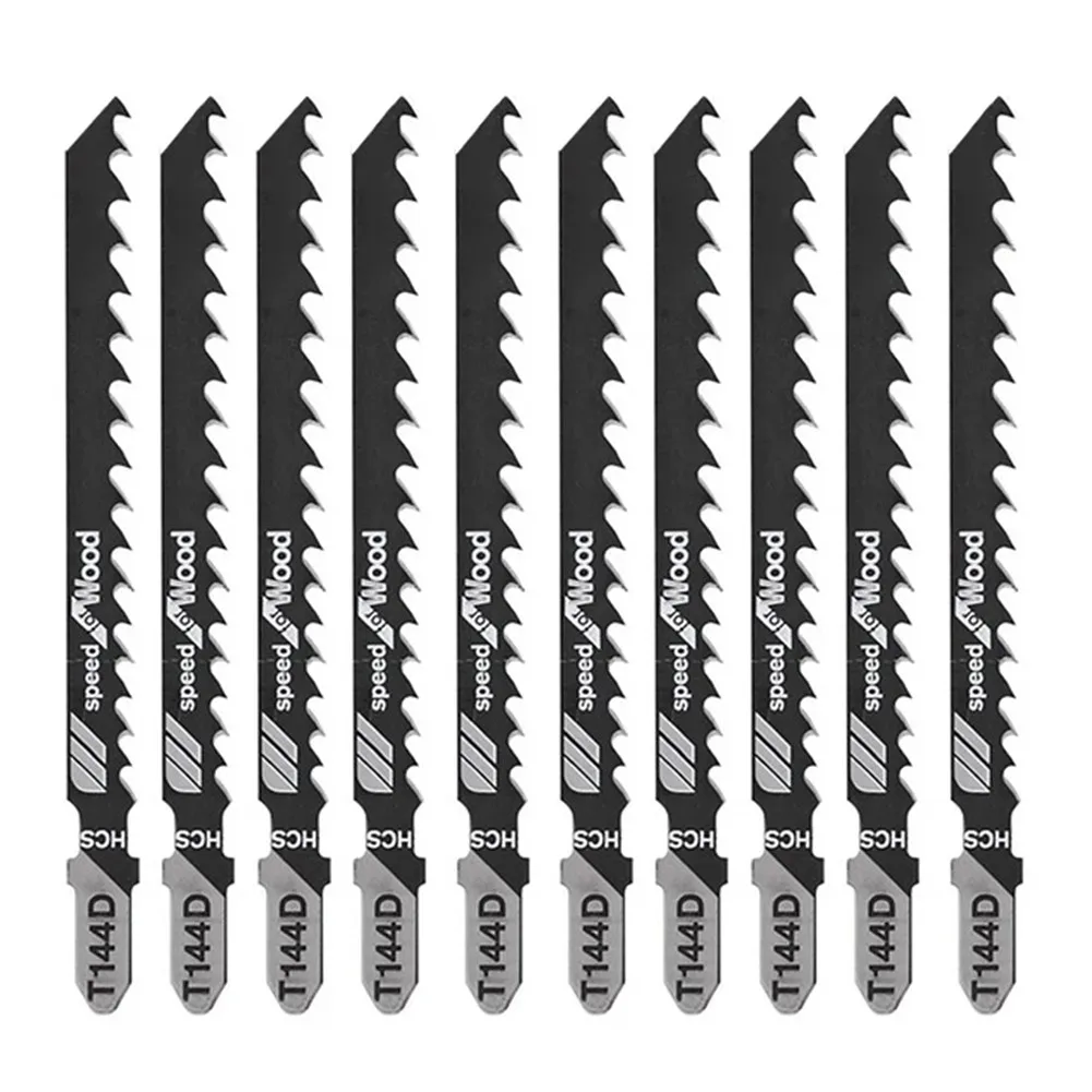 

10Pcs T144D HCS Jig Saw Blades Jigsaw Blade Renovator For Wood Board Plastic Cutting Power Woodworking Tool Accessories