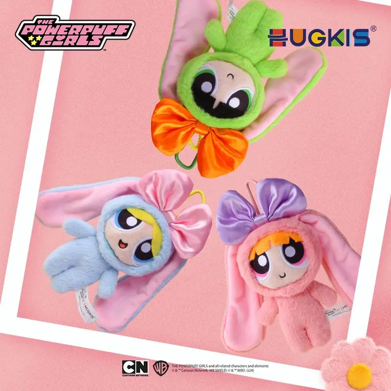 MINISO Powerpuff Girl Dressing Up Подвеска в виде кролика Симпатичная портативная сумка Кукла