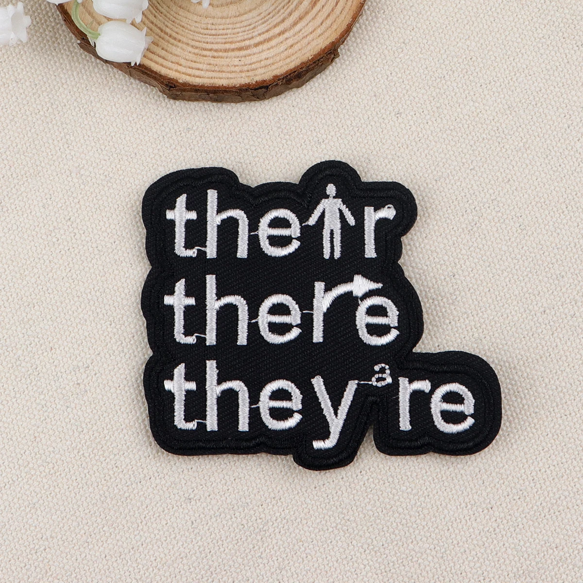 Вышитые нашивки Тайя они цитаты для одежды сделай сам железные курток наклейки