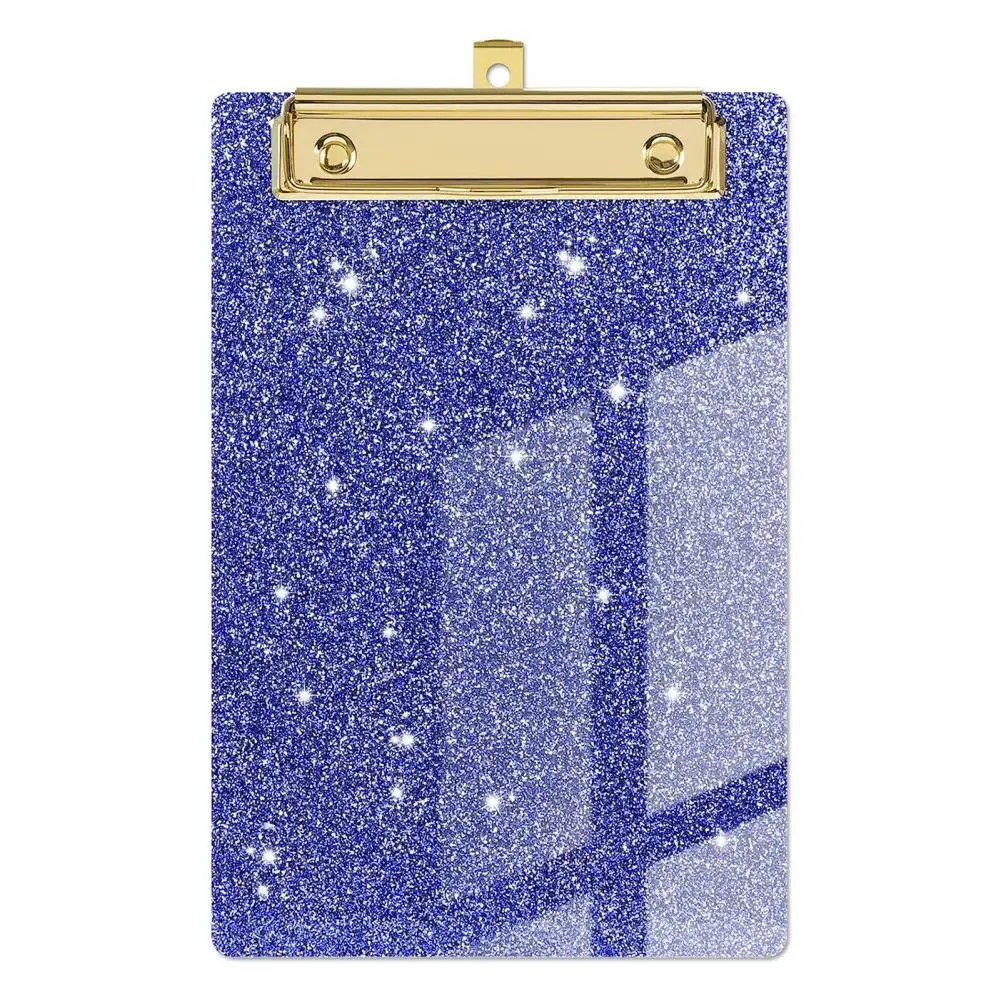 High Toughness Office Clipboard Glitter Paper Menu Backing Plate Sturdy Meeting Record File Splint School Accessory