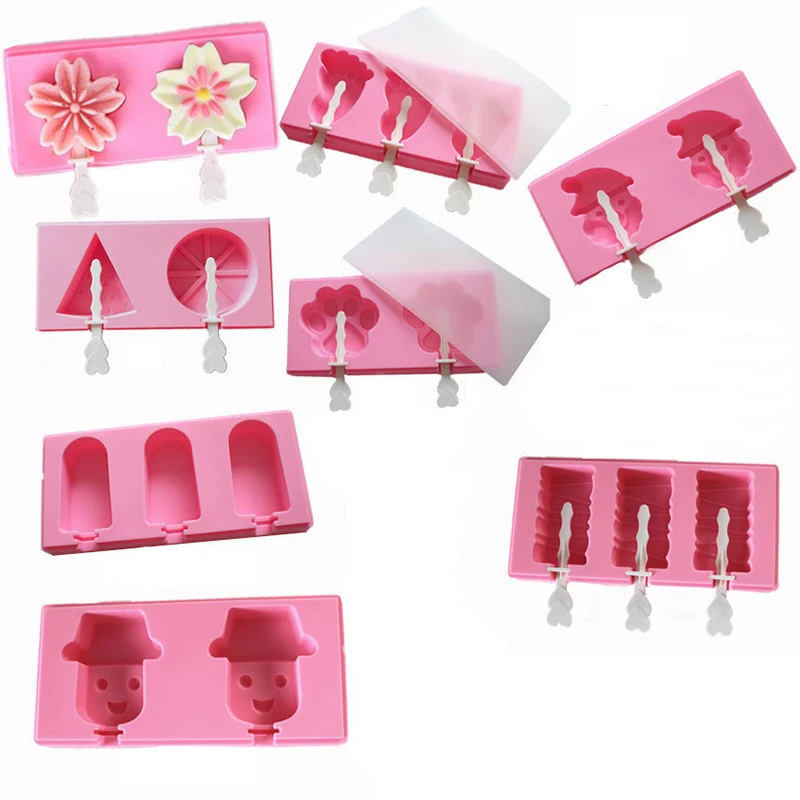 

1 шт., многоразовая форма для мороженого, с мультяшным рисунком