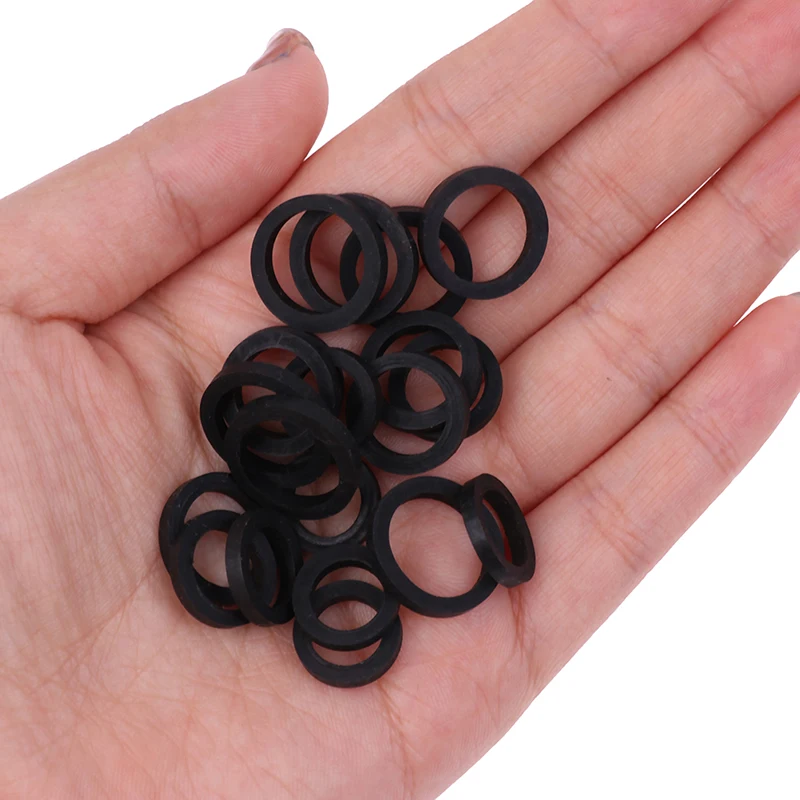 

20PCS Mixed Idle Tire Wheel Belt Loop Ldler Rubber Ring For Cassette Deck Recorder Tape Stereo Audio Player 7.5—12—1.9mm