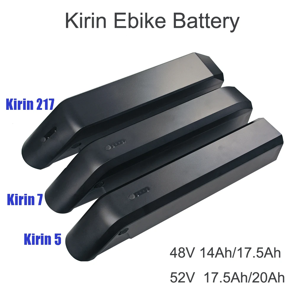 48 В 52 Kirin EBike Батарея 21700 36 24 5 Ач 17 20 Аккумулятор для электрического велосипеда