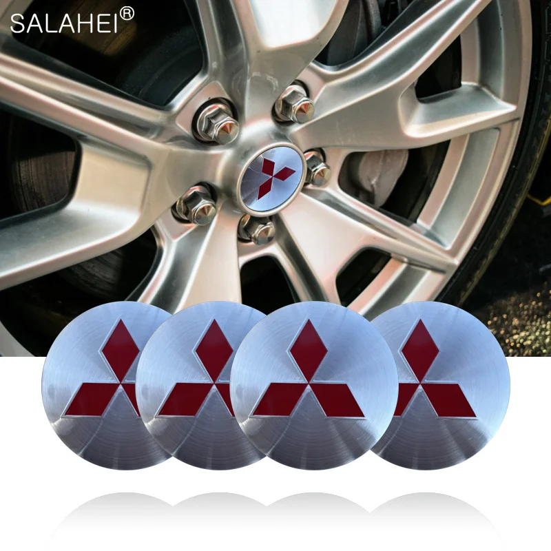 

4Pcs 56mm Car Wheel Center Hub Cap Emblem Sticker Decal For Mitsubishi Asx Lancer Pajero 4 Outlander 3 Xl L200 Ralliart Eclipse