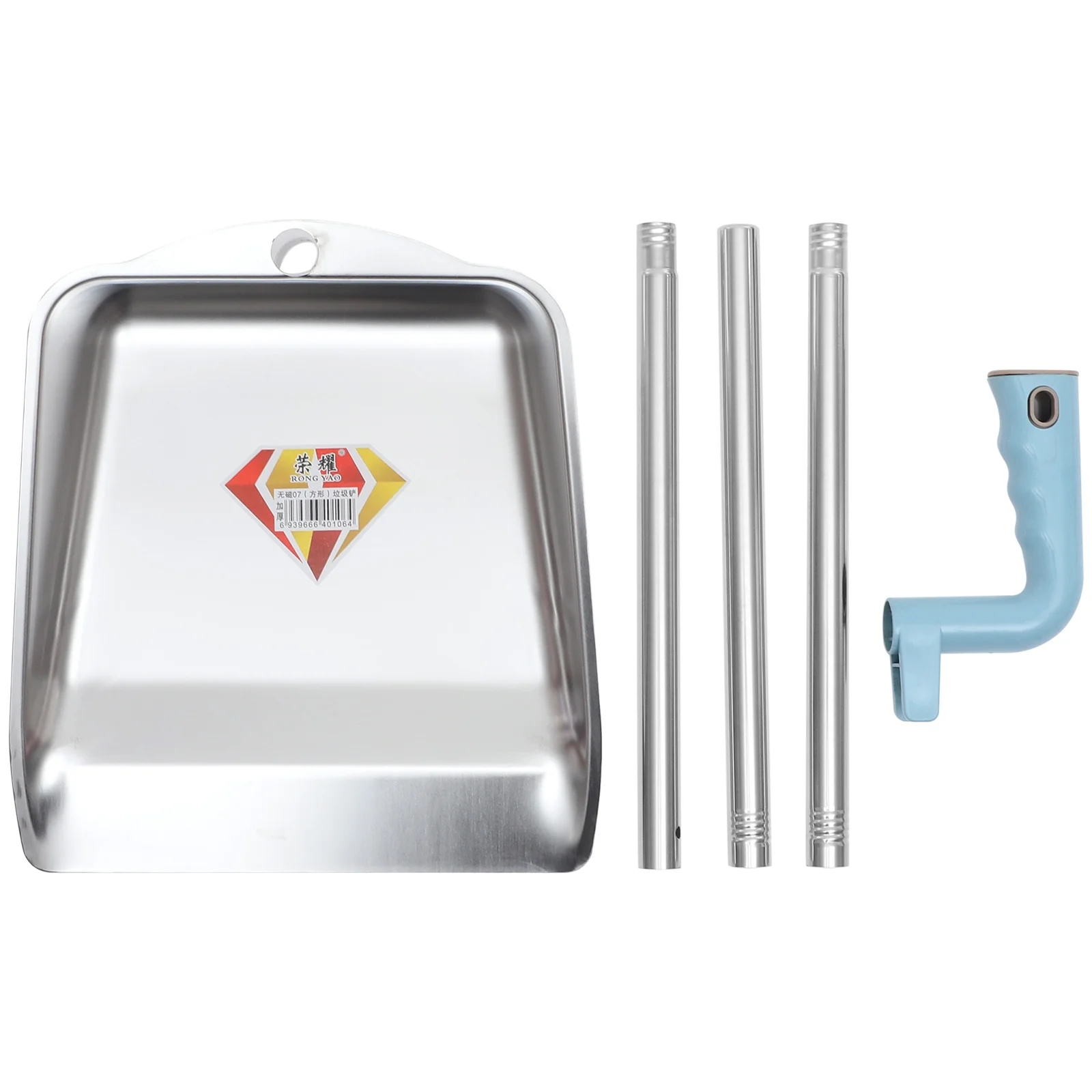 

Upright Dustpan Stainless Steel Dustpan Stainless Steel Set Litter Dustpan Broom Indoor Garbage Dustpan Heavy