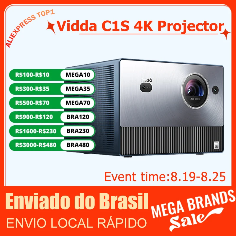 Трехцветный лазерный проектор C1S 4K 1600:1, ультра высококонтрастный ...