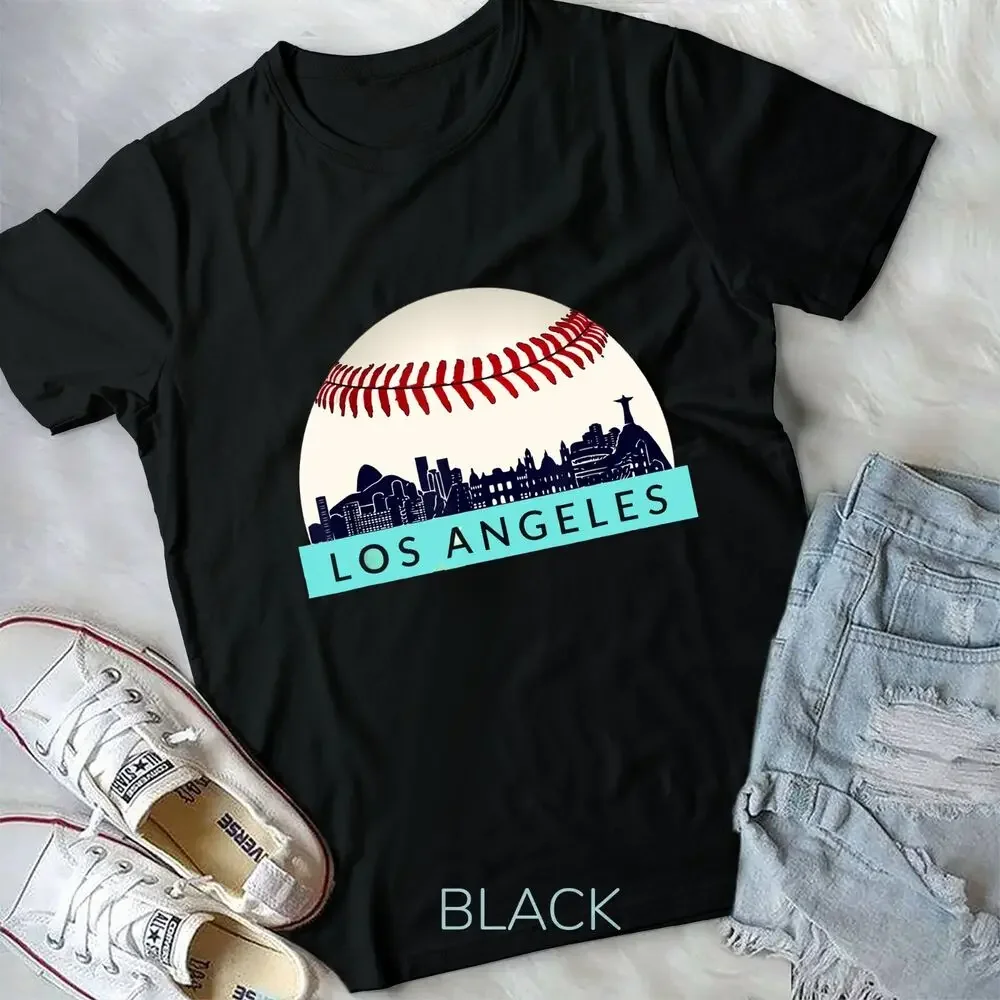 Бейсбольная Футболка с ангелом из Лос-Анджелеса футболка унисекс гигантским