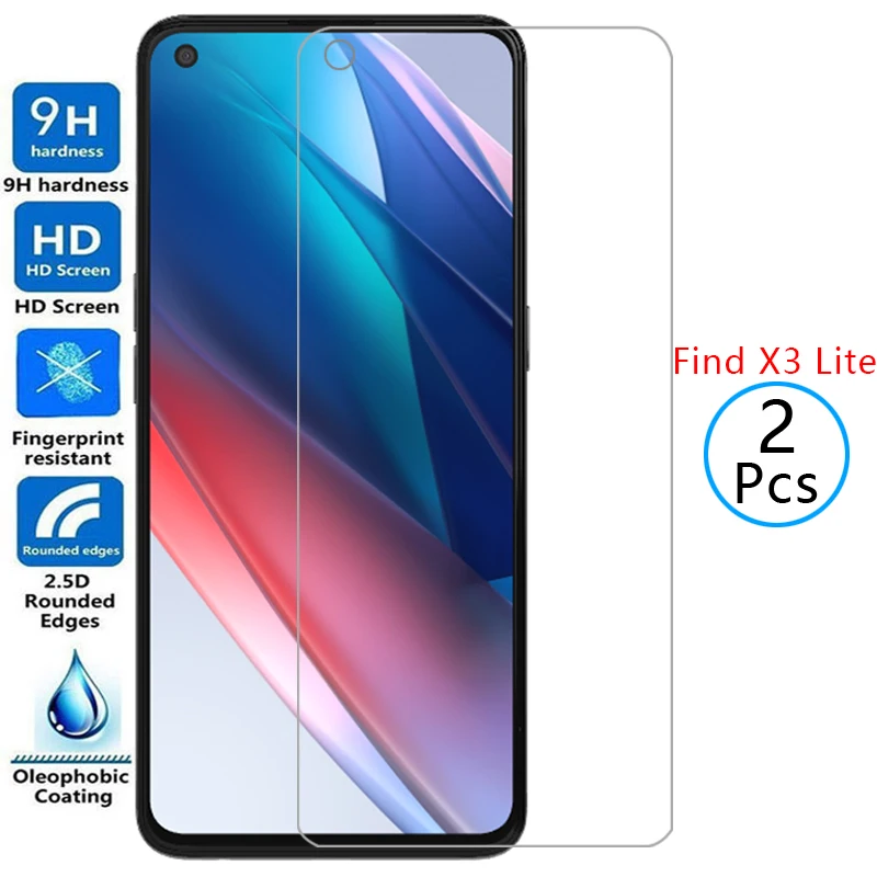 

Защитное закаленное стекло для oppo find x3 lite, Защита экрана для findx3 светильник fimd fin x 3 3x x3lite 6,43, пленка ОПП