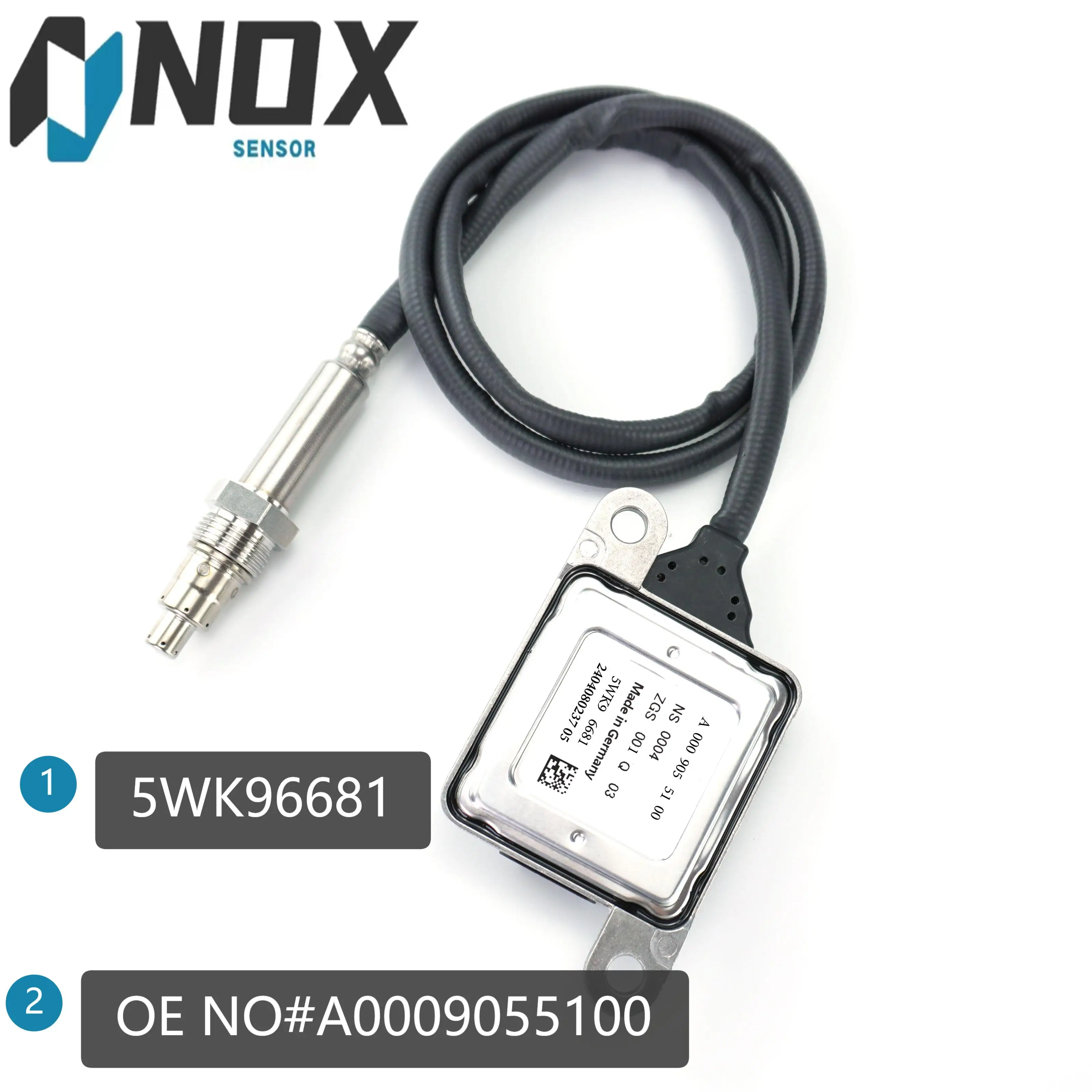 A 0009055100 5WK96681 Оригинальный новый датчик азота и кислорода NOx для Mercedes-Benz W207 W212 W222 R