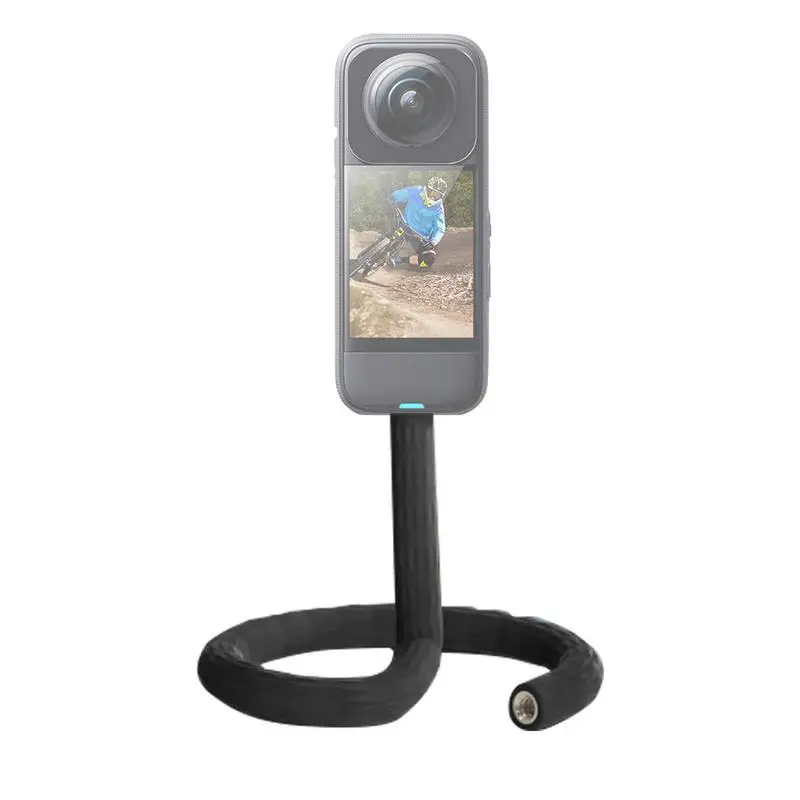 

Flexible Selfie Stick For Insta360 Mini Action Camera Mount Bendable Camera Selfie Monopod Stand Neck Holder Handlebar Bracket
