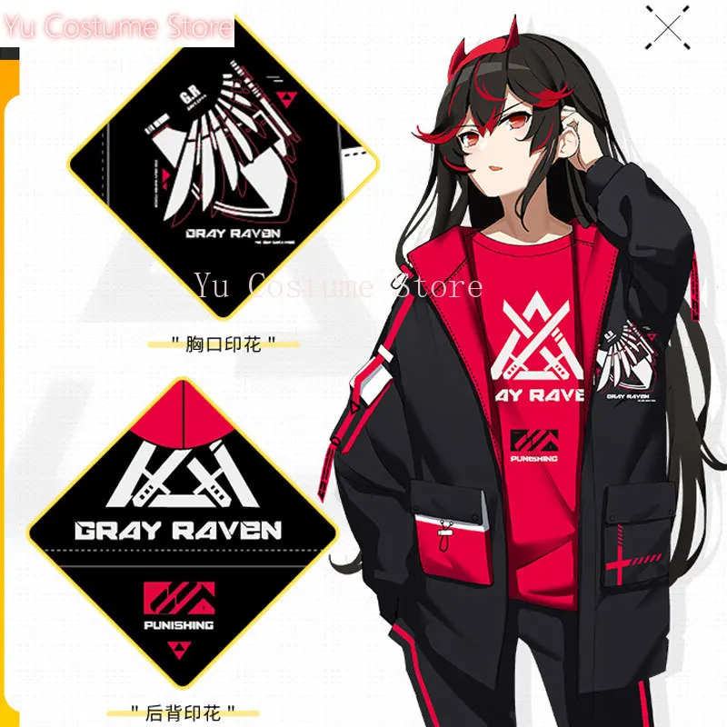 Набивка: Серый Ворон Люсия Пальто Одежда с Капюшоном Косплей Костюм Cos Game Аниме