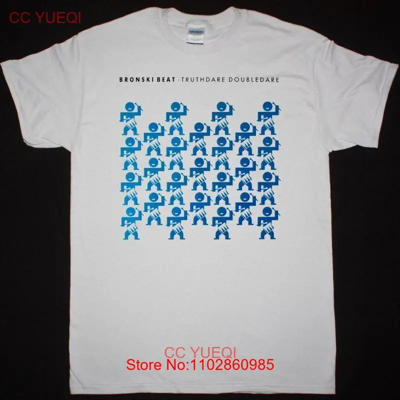 Новая ледяная серая футболка BRONSKI BEAT truthbold DOUBLEDARE