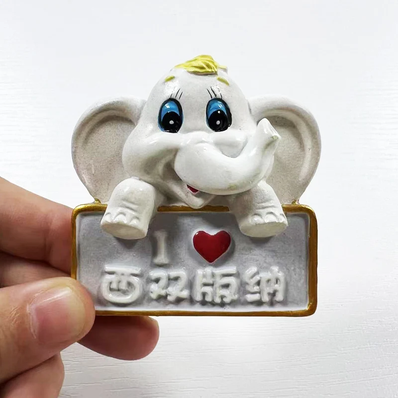 Сувениры для туризма Xishuangbanna 3D магнитные наклейки на холодильник украшения кухни