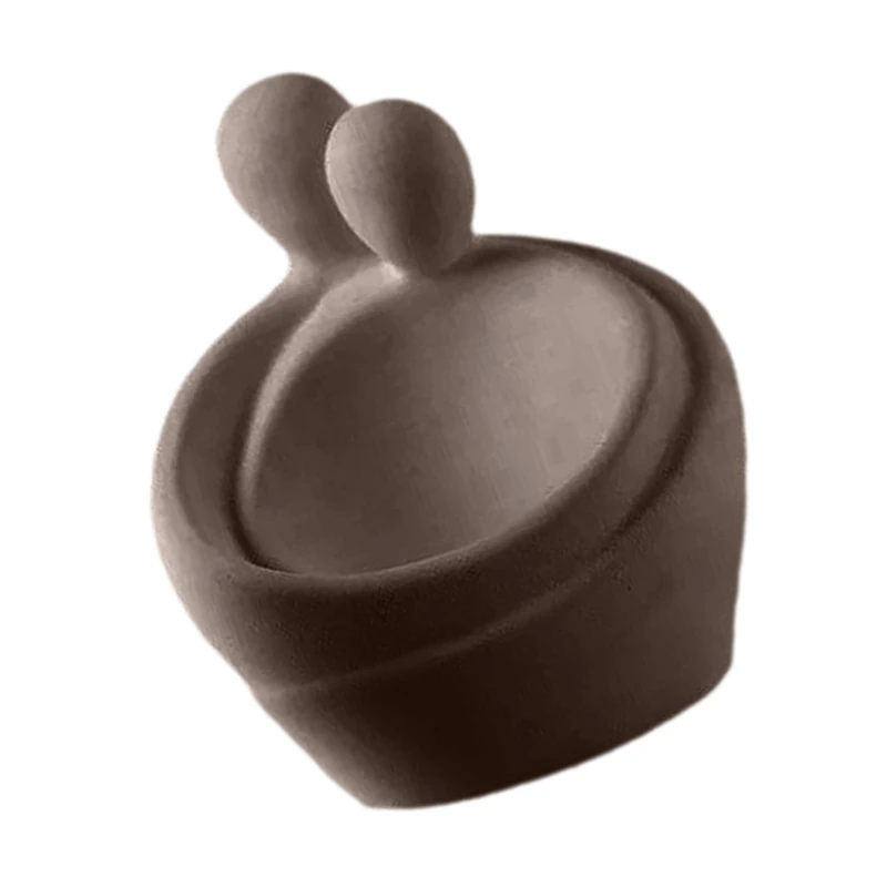 Элегантный держатель для ключей со статуэтками пар современный поднос из смолы