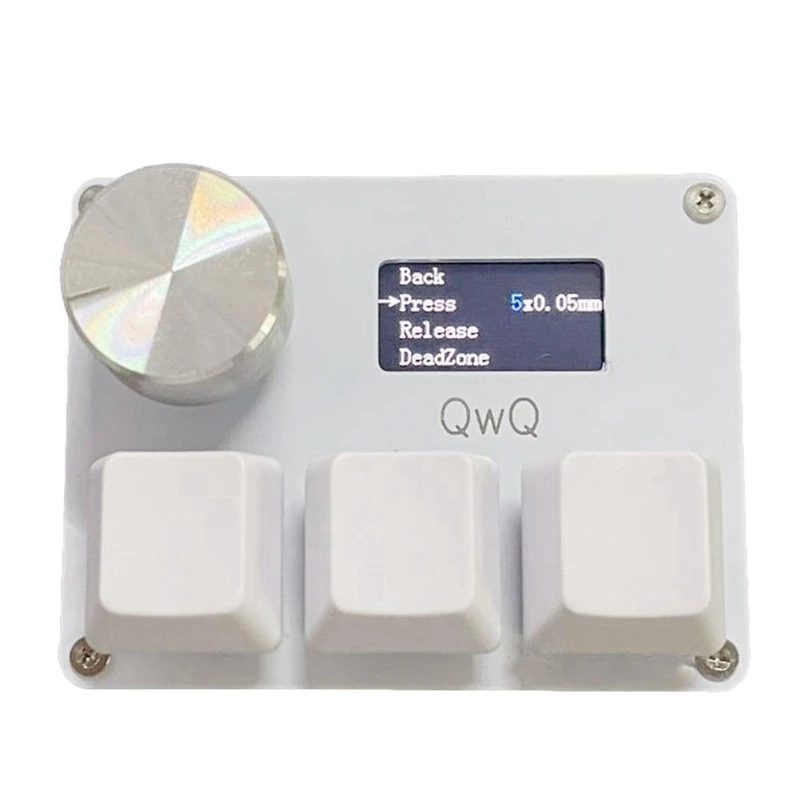 

1 PCS OSU O3C Rapid Trigger Hall Switches Keyboard With Knob Screen Copy Paste Shotcut (White)