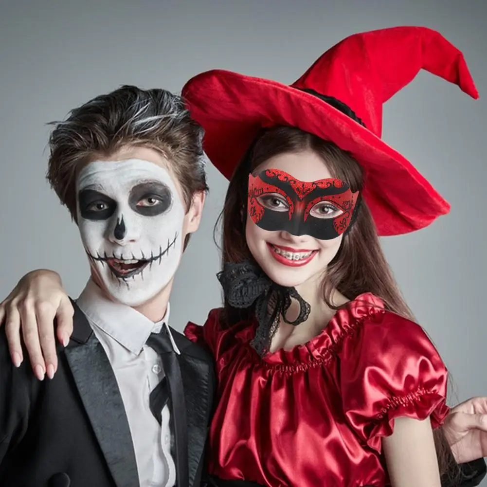 Маскарадная маска для пар ретро-дизайн костюм на Хэллоуин загадочная элегантная