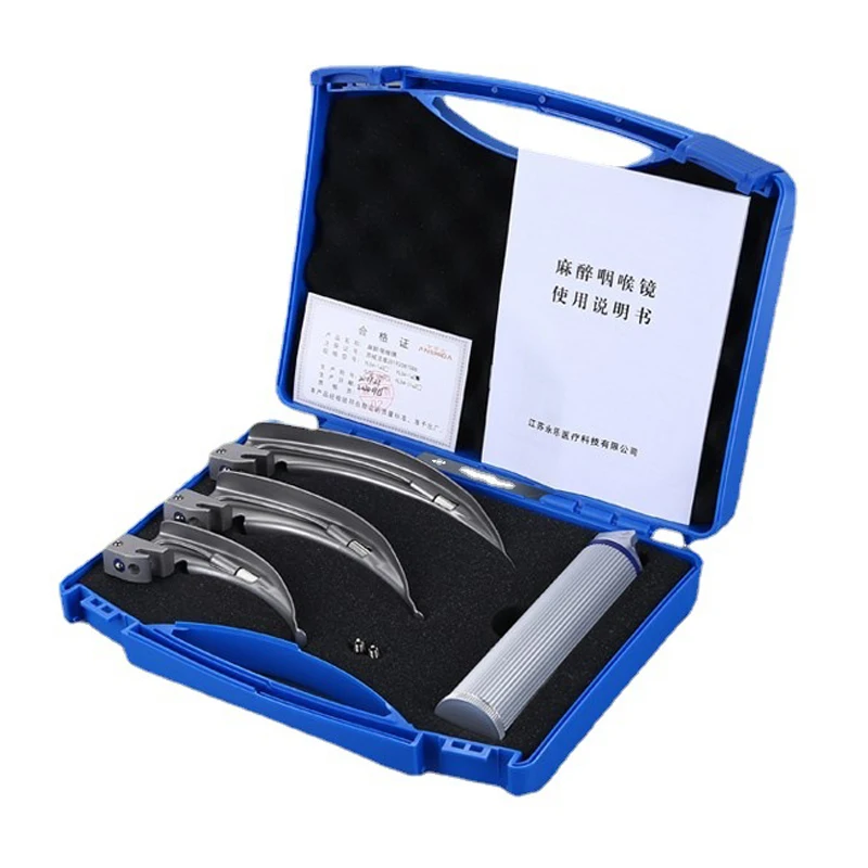 Медицинская анестезия для взрослых ларингоскоп оральное зеркало светодиодная