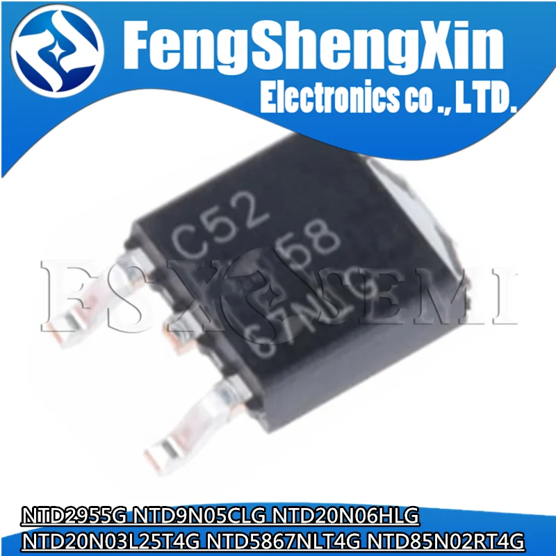 10 шт. NTD2955G NTD9N05CLG NTD20N06HLG NTD20N03L25T4G NTD5867NLT4G NTD85N02RT4G NT2955G D9N05CLG 20N06HL 20N3LG 5867NLG 85N02G