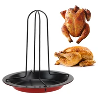 hilife chicken roaster rack non stick stainless steel roasting grill stand grilling tools kitchen outdoor bbq tools