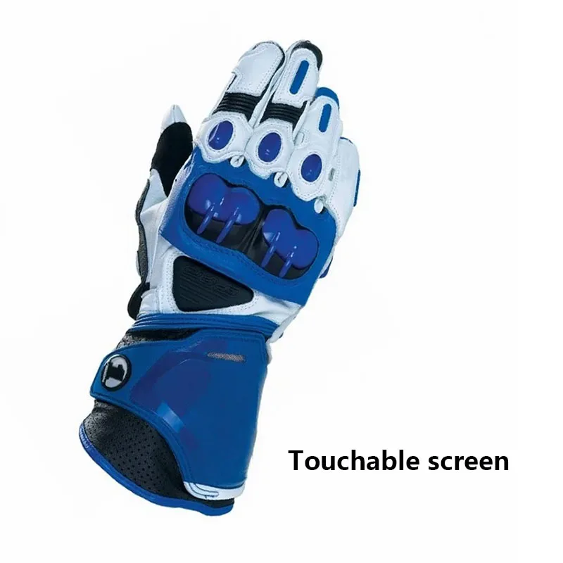 Новые мужские перчатки для езды на мотоцикле из альпийской кожи Moto M1 Racing с полным