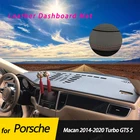 Кожаный Противоскользящий коврик для Porsche Macan 2014-2020 Turbo GTS S