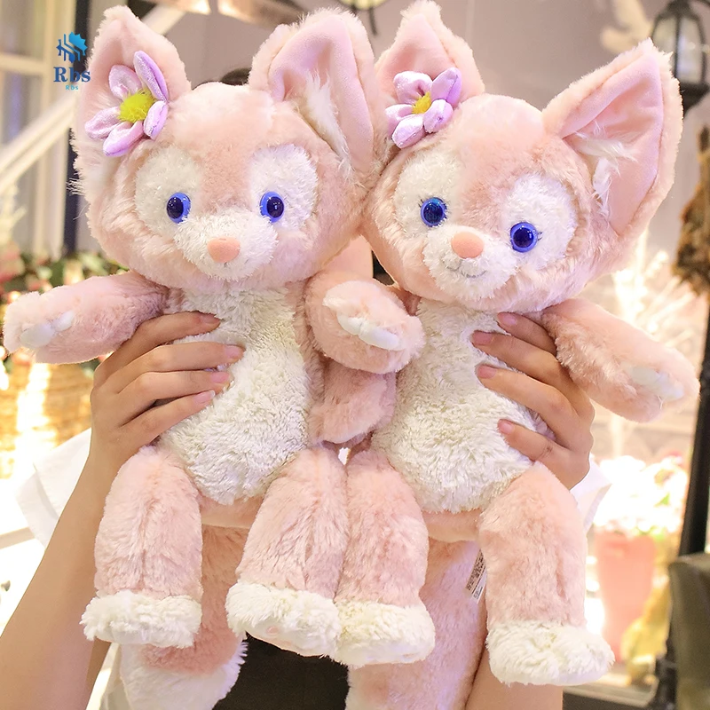 

40cm Disney New Lingna Belle Pink Little Fox Doll Plush Toy Girl Pillow Gift Plush Toy Living Room Bedroom Decoration