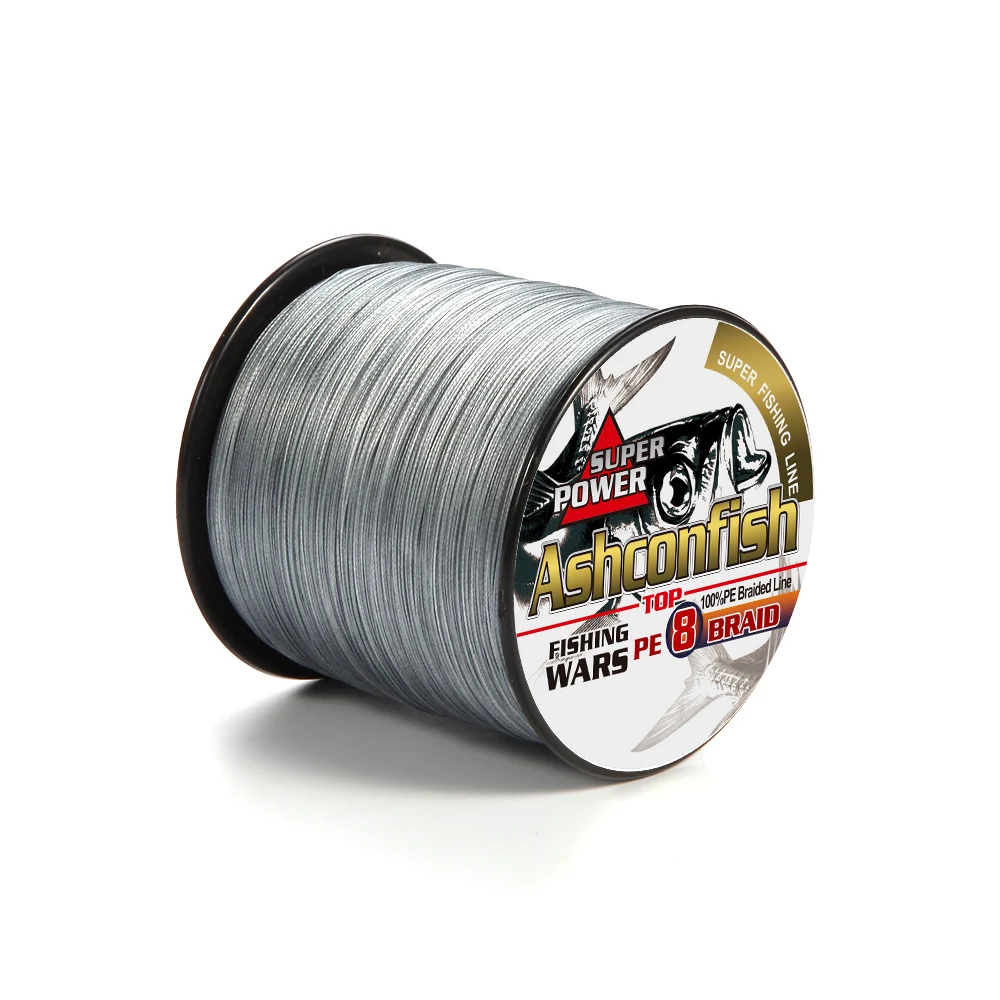 Top PE супер 1500 м плетеные лески для рыбалки 8 нитей прочный большой многонитевой