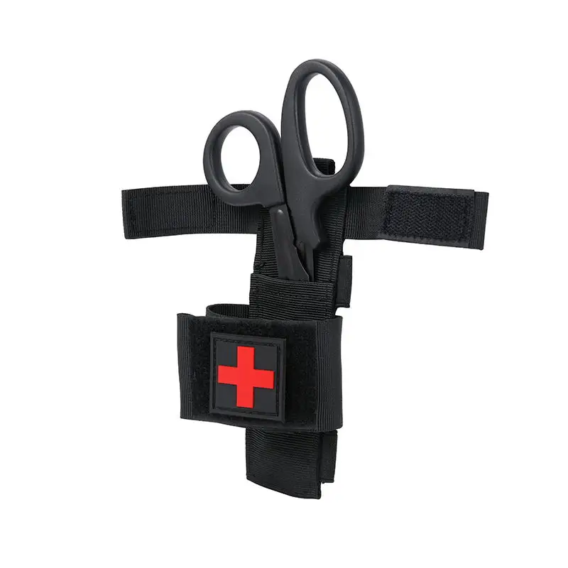 

New Tactical First Aid Kit Hanging Bag Trauma Medical Shear Multi-Function CAT Tourniquet Bag Medical Shear Molle Pouch