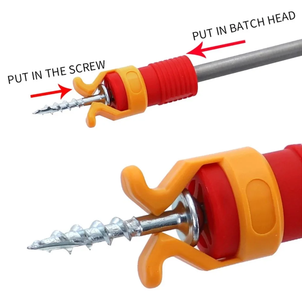 

Screw Holder Woodworking Tool ABS Plastic Screw Holder Universal Fixing Sleeve