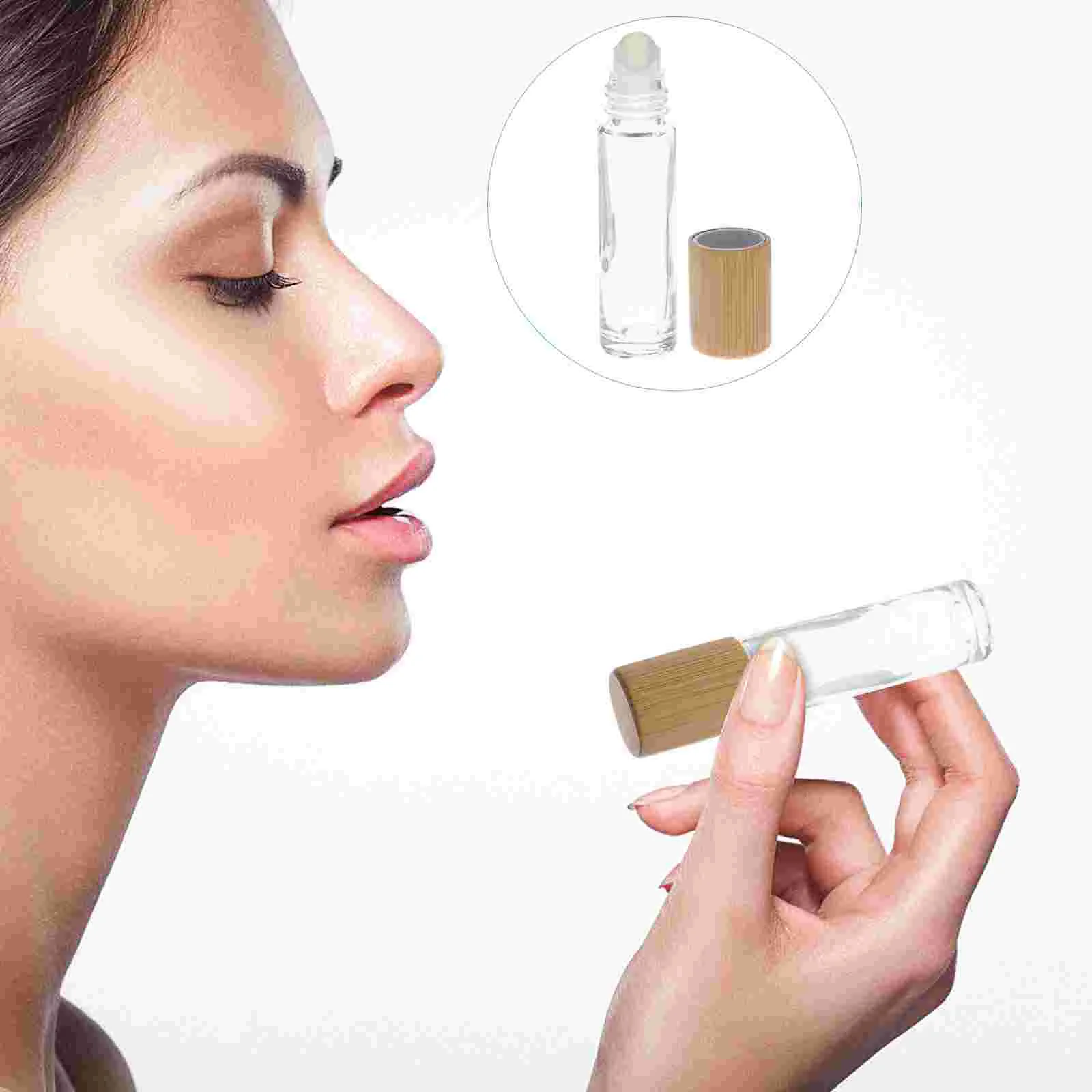 

Bottles Roller Essential Oil Bottle Oils Roll Clear Refillable Empty Rolling Containers Mini Bulk Pipette Dropper Dispenser