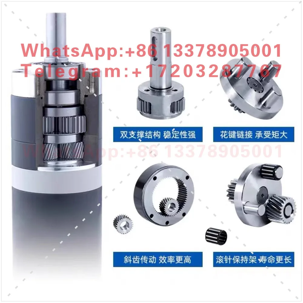 Фото Бесщеточный планетарный редукторный двигатель Cuhk z52bldpn2460-30s-52pn56.5k24v DC №3