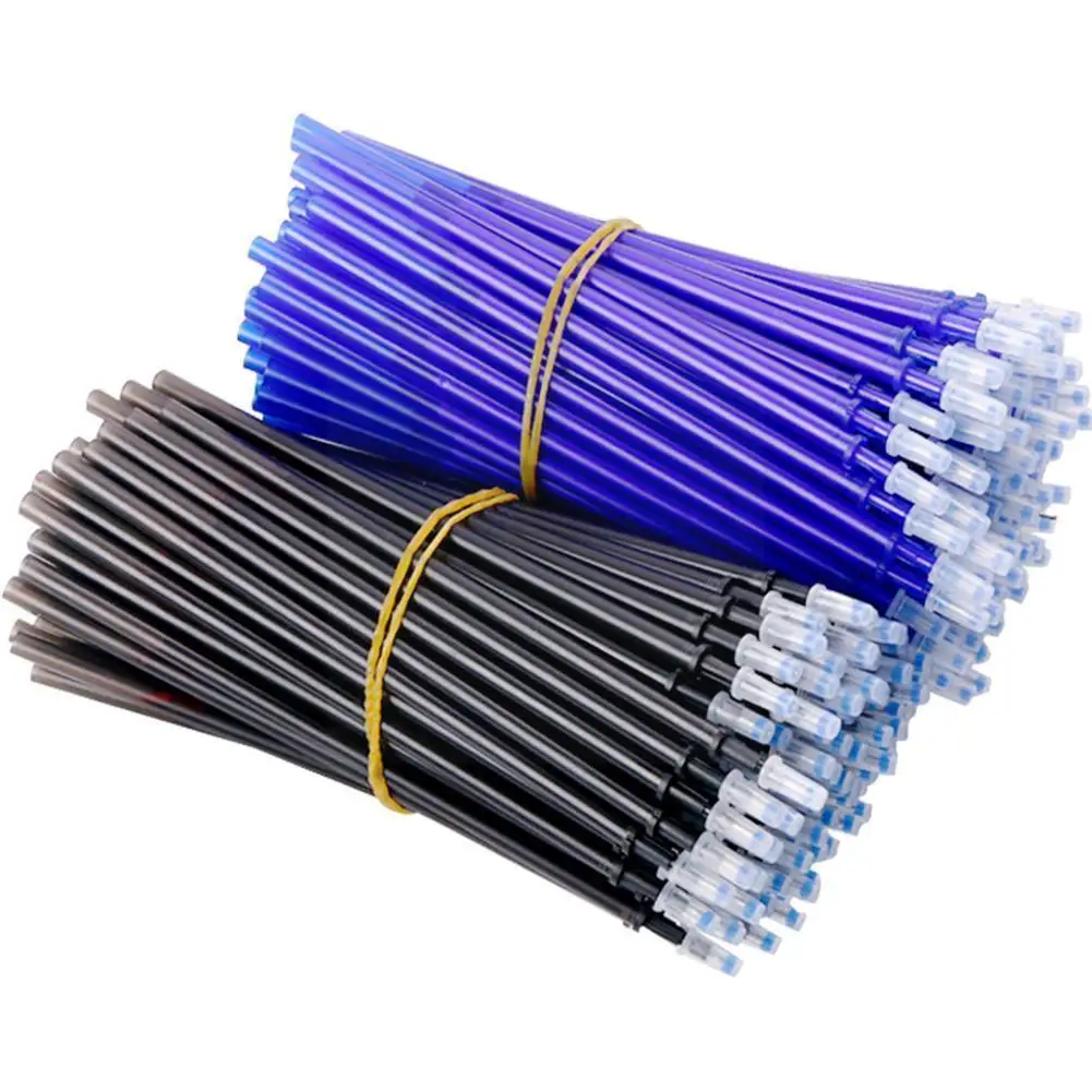 

0.5mm Blue/black Ink Pen Easy To Wipe Erasable Gel Pen Refill Rod Washable Handle For School Students Office Writing Statio T6p8