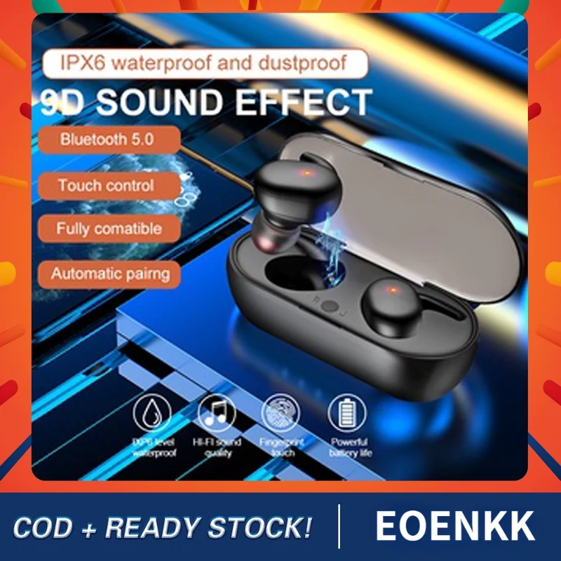 TWS-наушники Y30 с поддержкой Bluetooth и сенсорным управлением